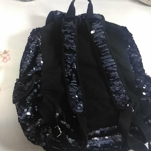 Pink Victoria's Secret sequin backpack - Picture 6 of 16